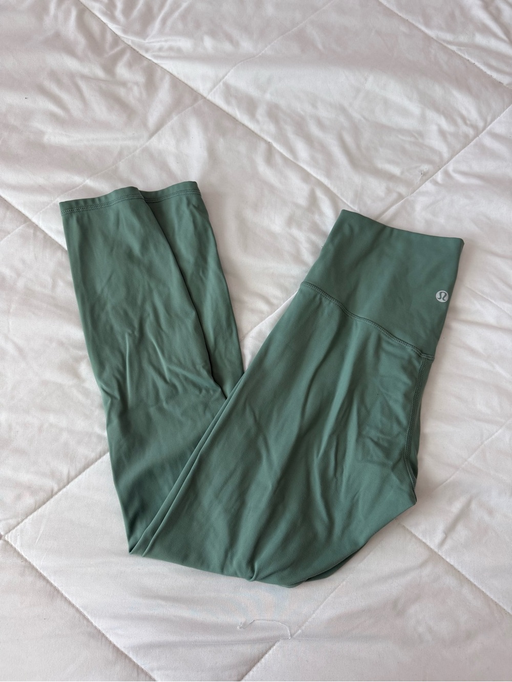 Lululemon High-Rise Leggings in Sage Green
